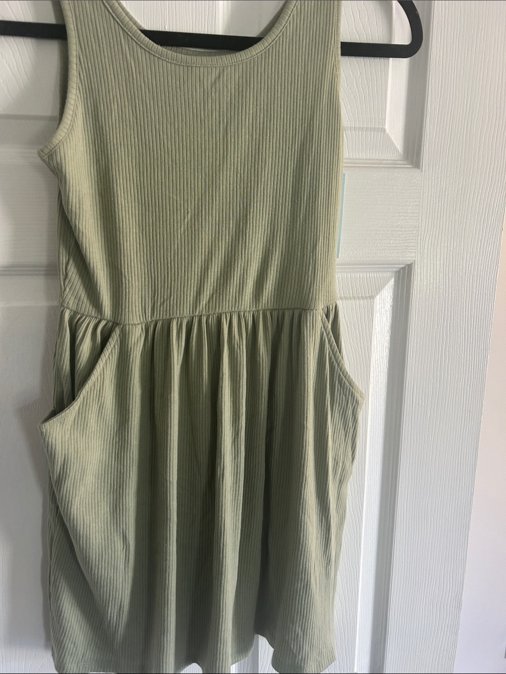 NWT Cat & Jack sleeveless ribbed dress with pockets